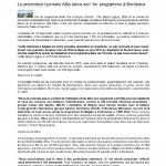 Article Alila La tribune (Bordeaux - 04.03.16)